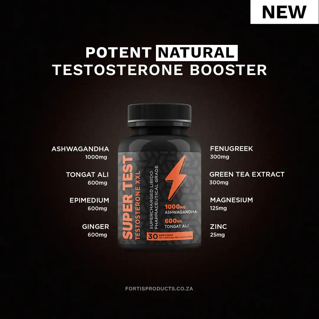 Fortis Nutrition Super Testosterone Booster Capsules, 180's