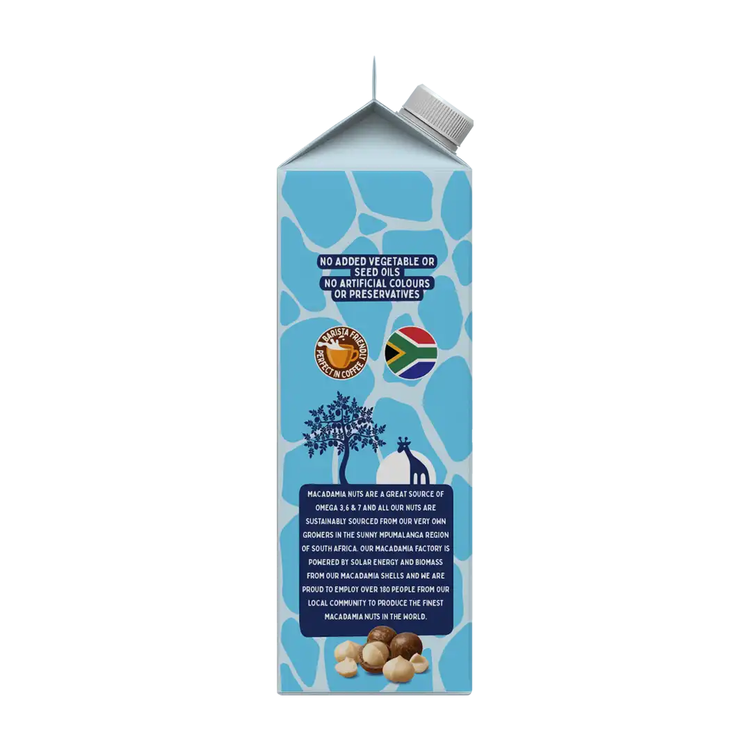 Giraf Macadamia Milk 1l, Unsweetend