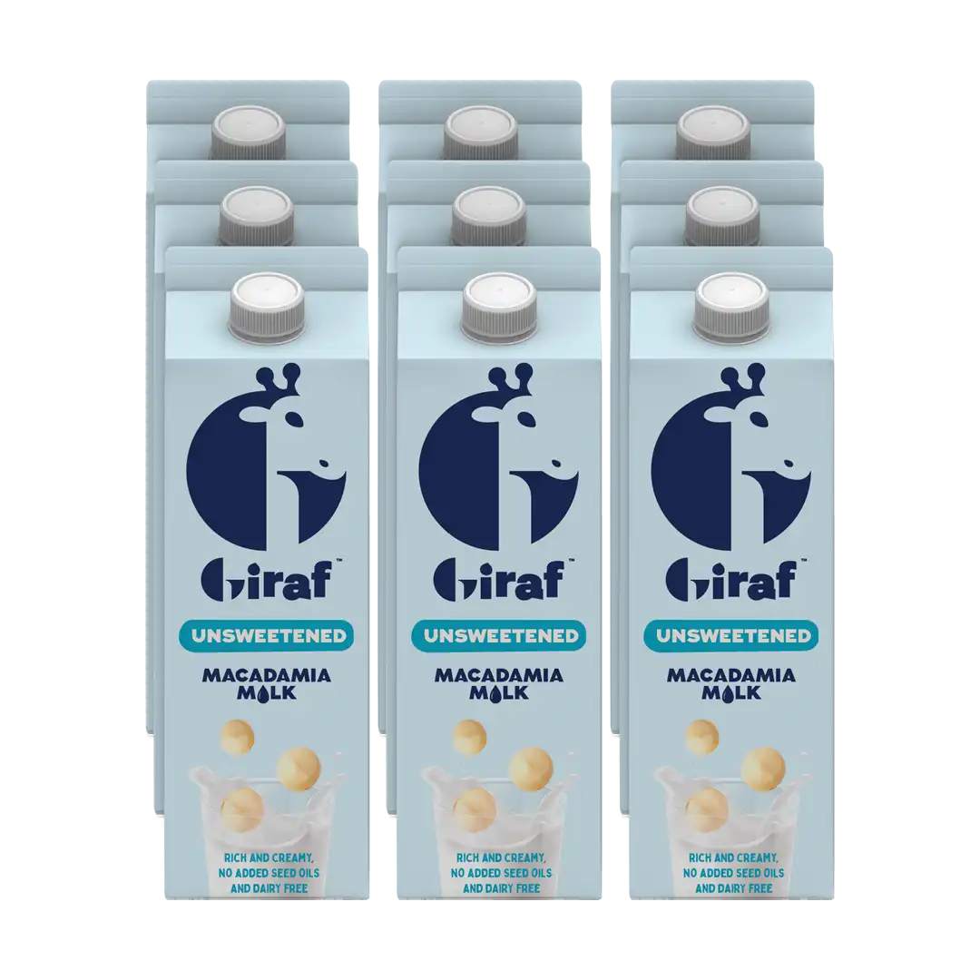 Giraf Macadamia Milk 1l, Unsweetend