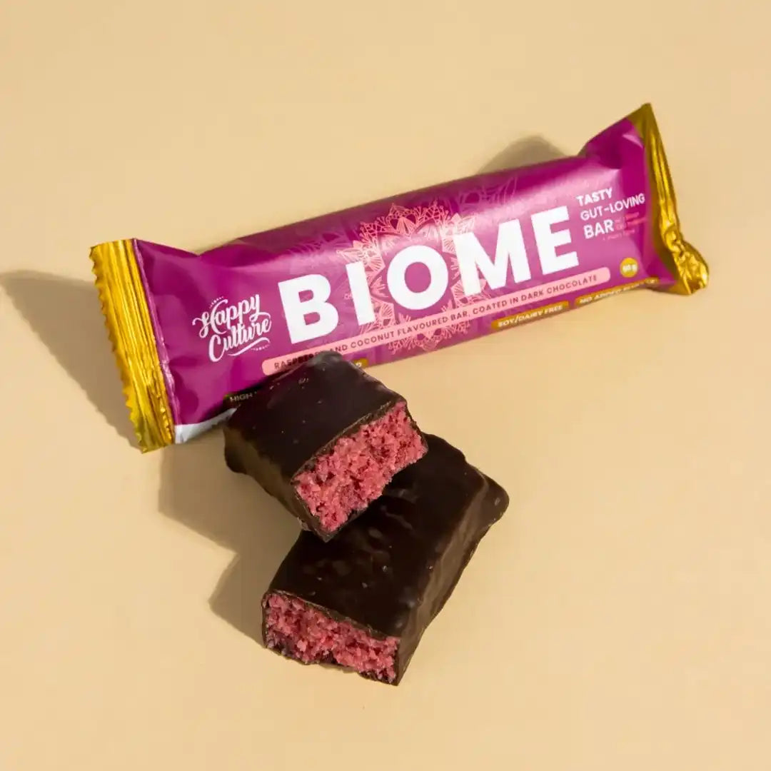 Biome Bars Raspberry and Coconut, 50g