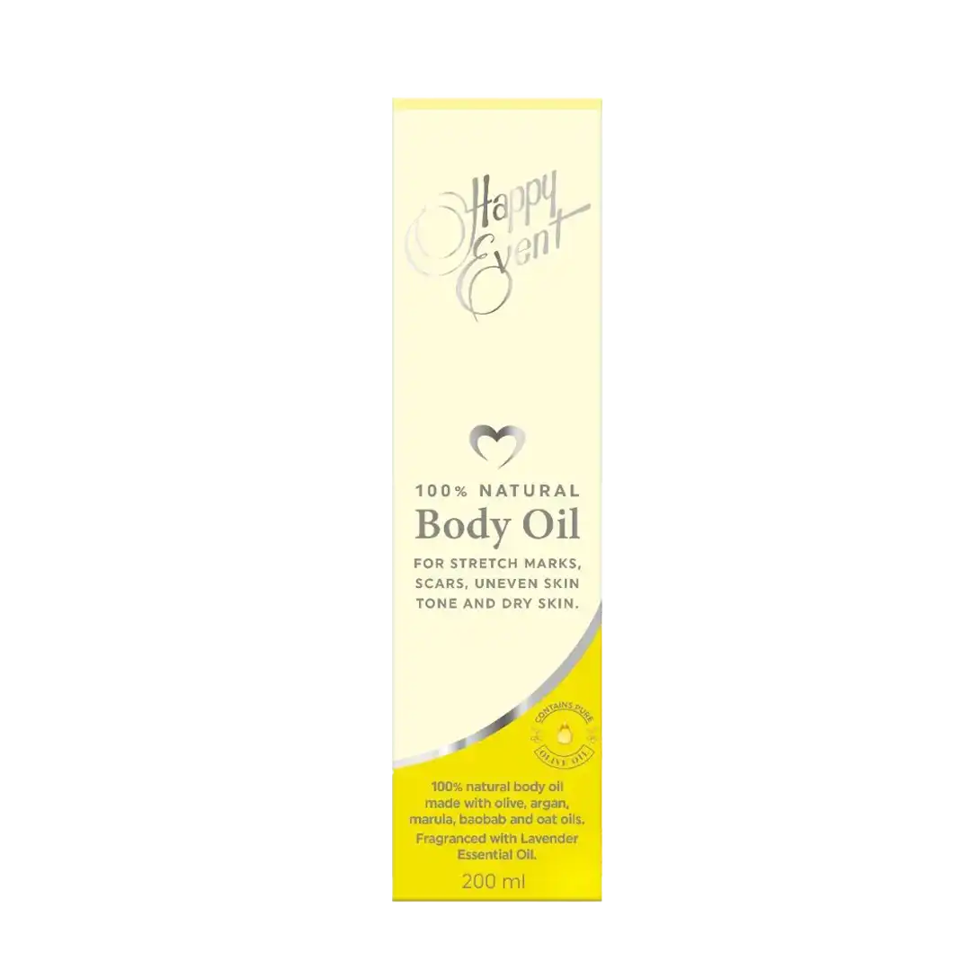 Happy Event Natural Body Oil, 200ml