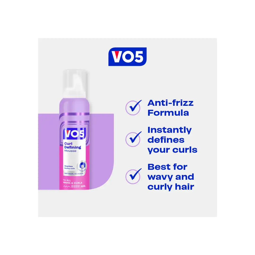 VO5 Curl Defining Mousse, 200ml