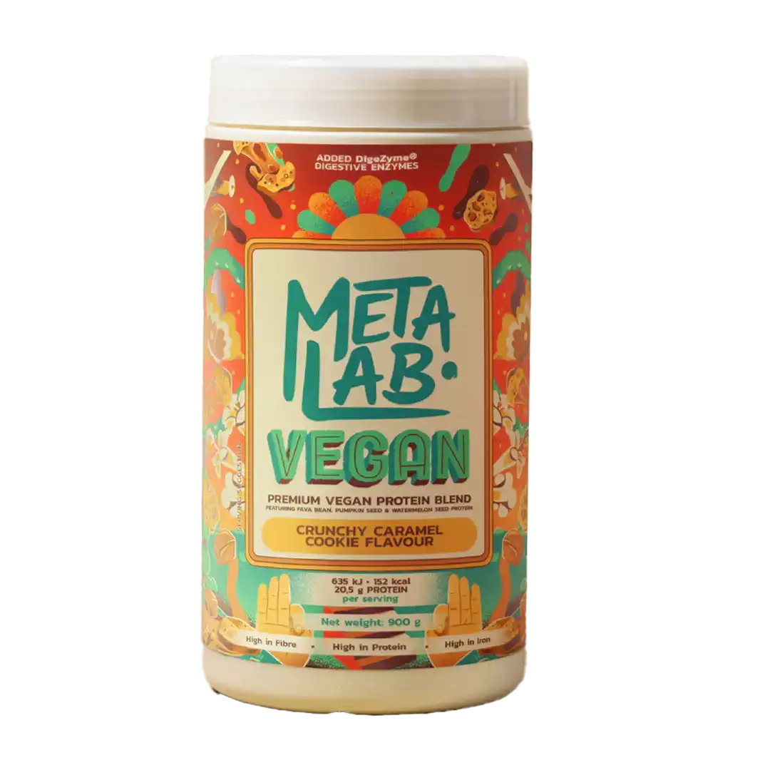Metalab VEGAN Premium Plant Protein Crunchy Caramel Cookie, 900g