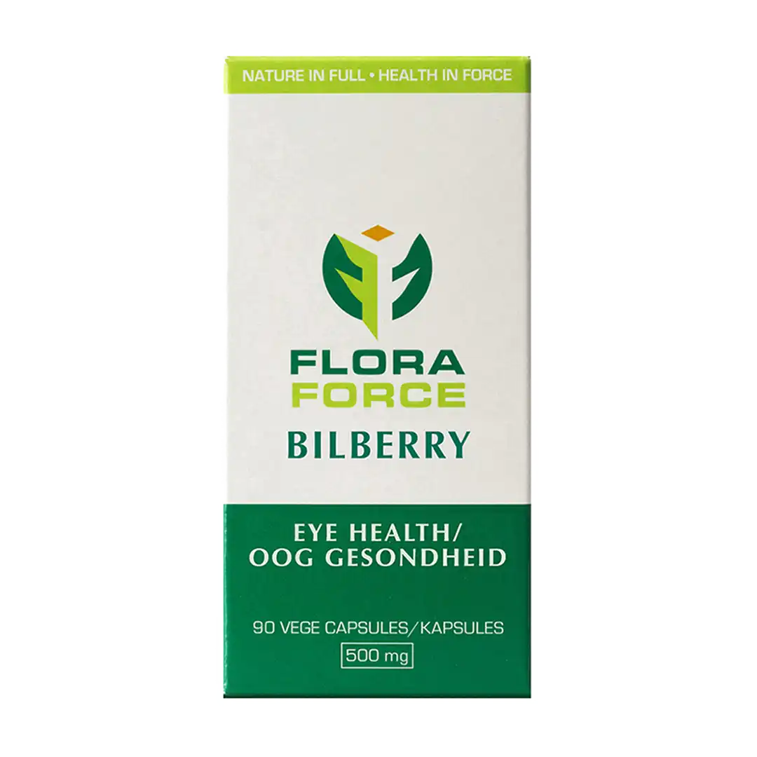 Flora Force Bilberry Capsules, 90's
