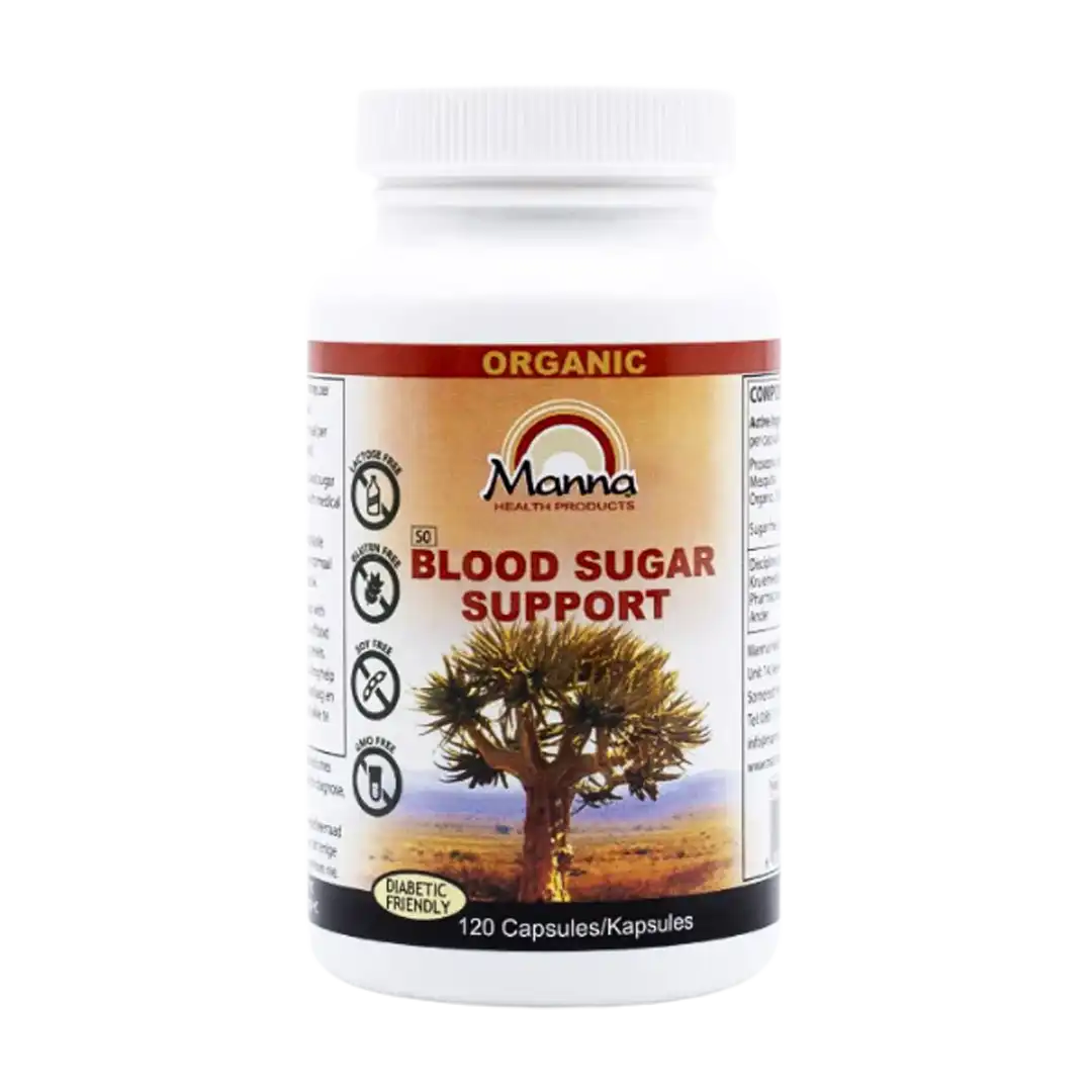 Manna Blood Sugar Support 500mg Chew Tabs, 120's