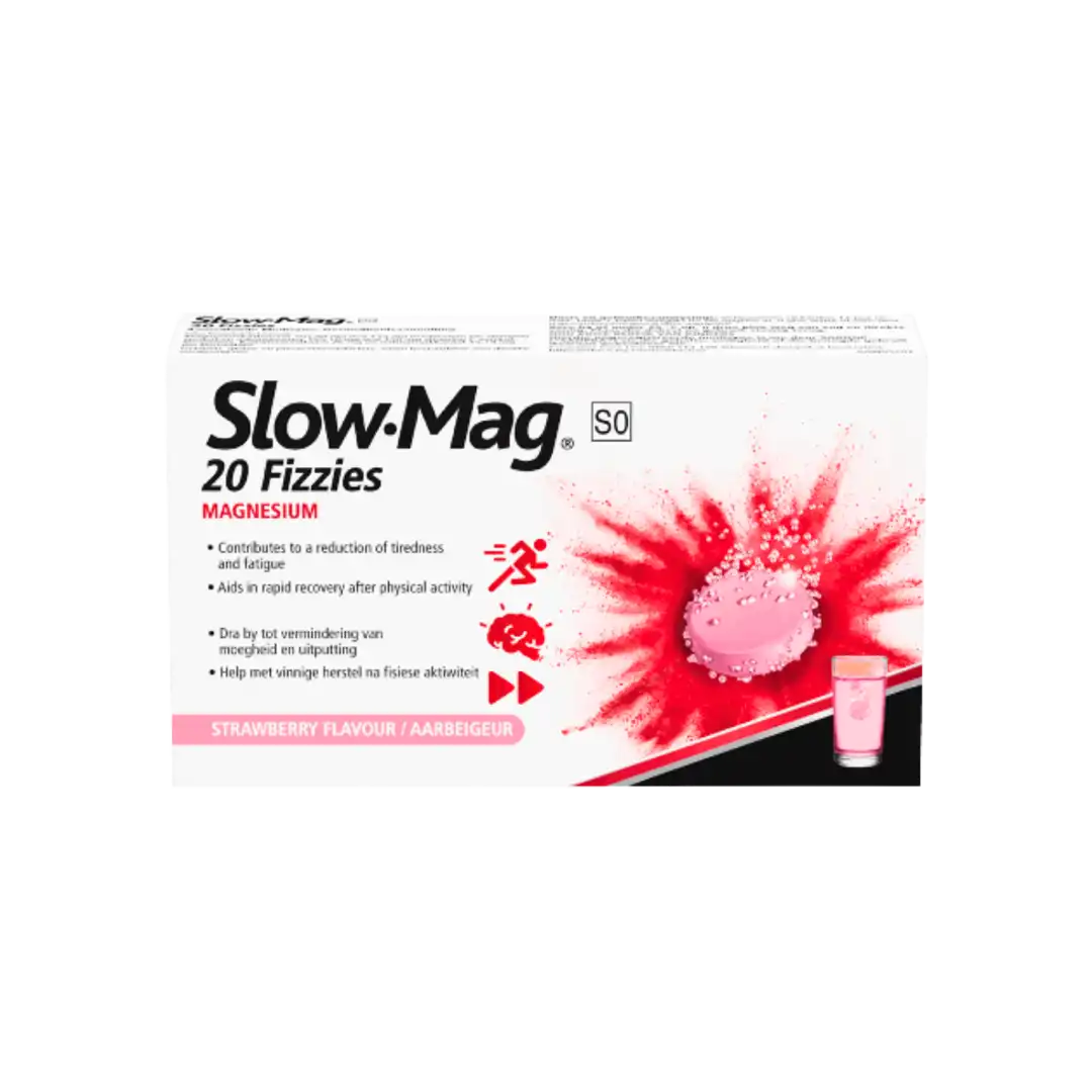 Slow-Mag Magnesium Effervescent Tablets, 20's