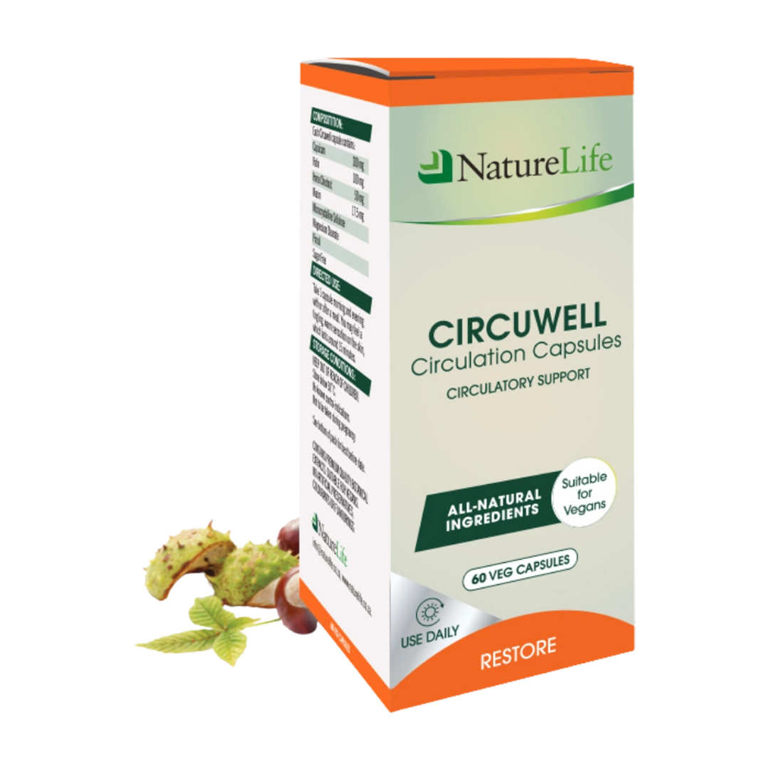 NatureLife CircuWell Circulation Booster Veg Capsules, 60's