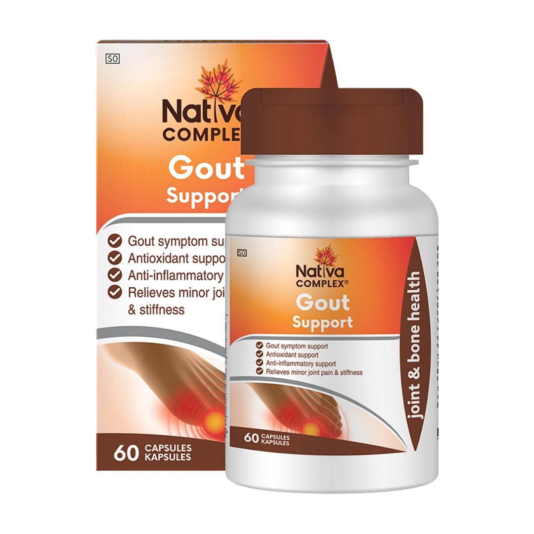 Nativa Gout Complex Capsules, 60's