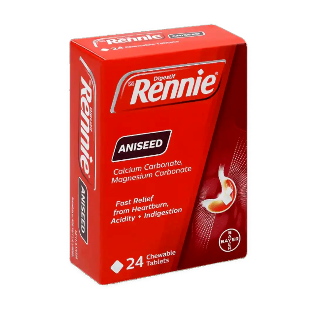 Rennie Antacid Tablets Assorted, 24's