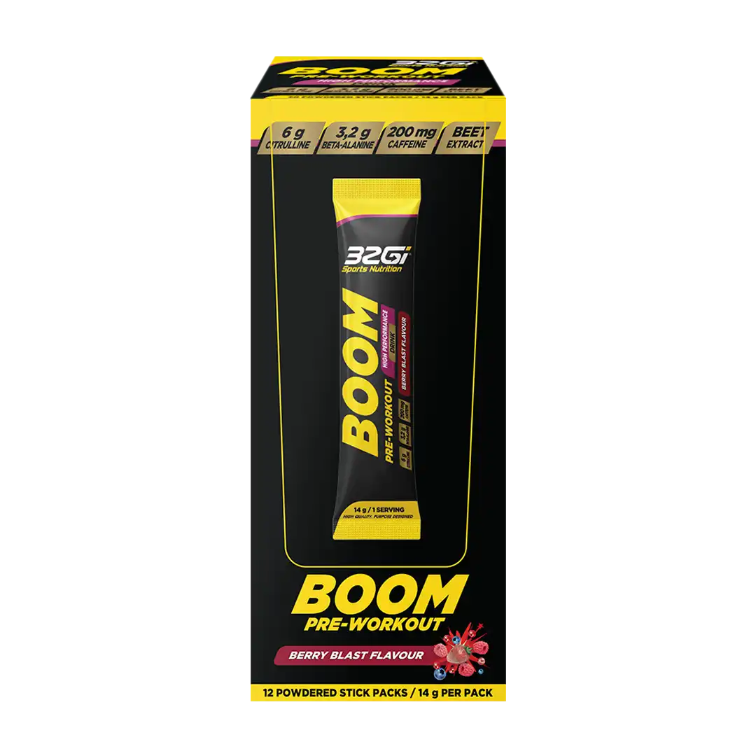 32Gi BOOM High-Performance Pre-Workout Stick, 14g