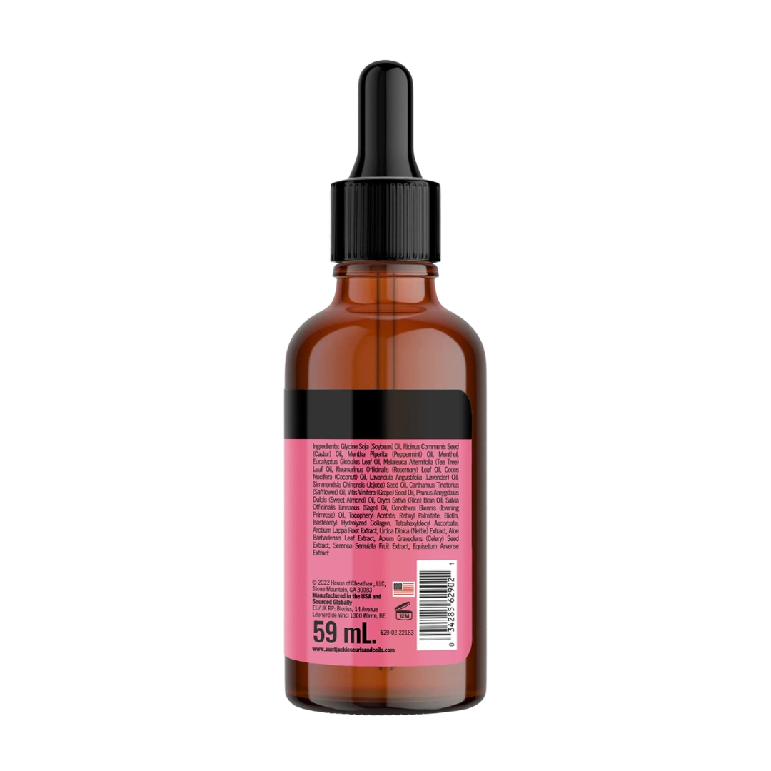 Aunt Jackie's Collagen, Tea Tree Oil & Eucalyptus Elixir Hair & Scalp Oil, 59ml