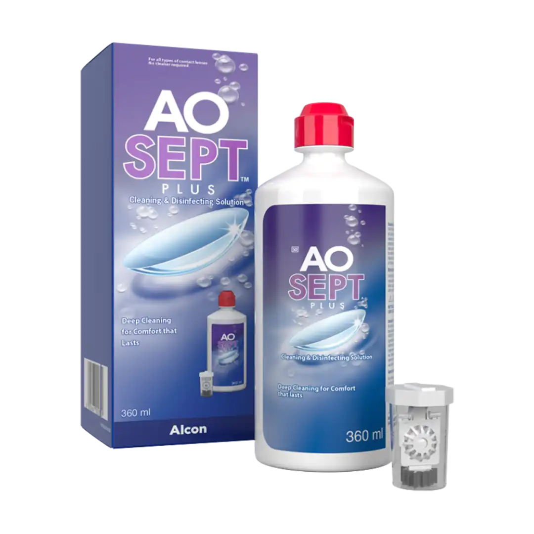 AOSept Plus Contact Lens Solution, 360ml