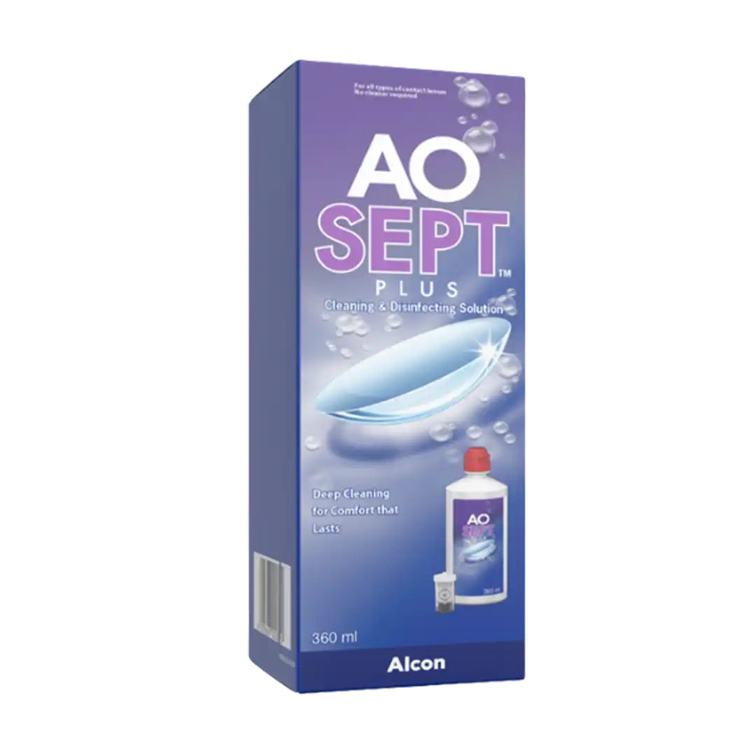 AOSept Plus Contact Lens Solution, 360ml