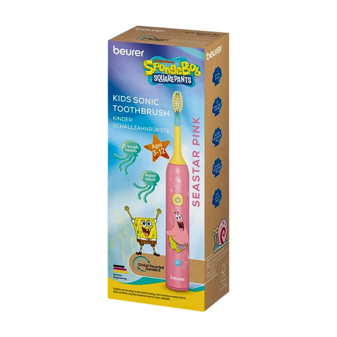 Beurer SpongeBob Sonic Toothbrush Pink
