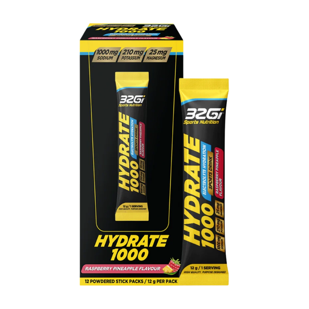 32Gi Hydrate 1000 Advanced Dual-Transport Hydration Drink, 12's, Assorted Flavours