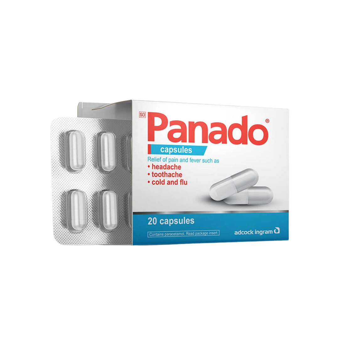 Panado 500mg Caps, 20's