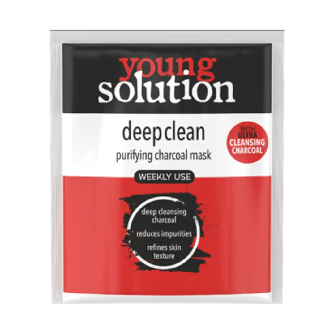 Young Solution Deep Charcoal Cleansing Mask Sachet, 20ml