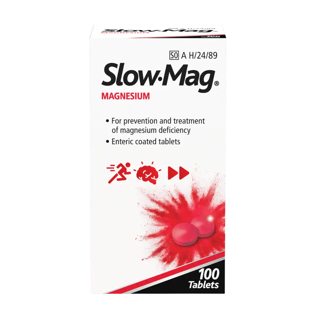 Slow-Mag Magnesium Tablets, 100's