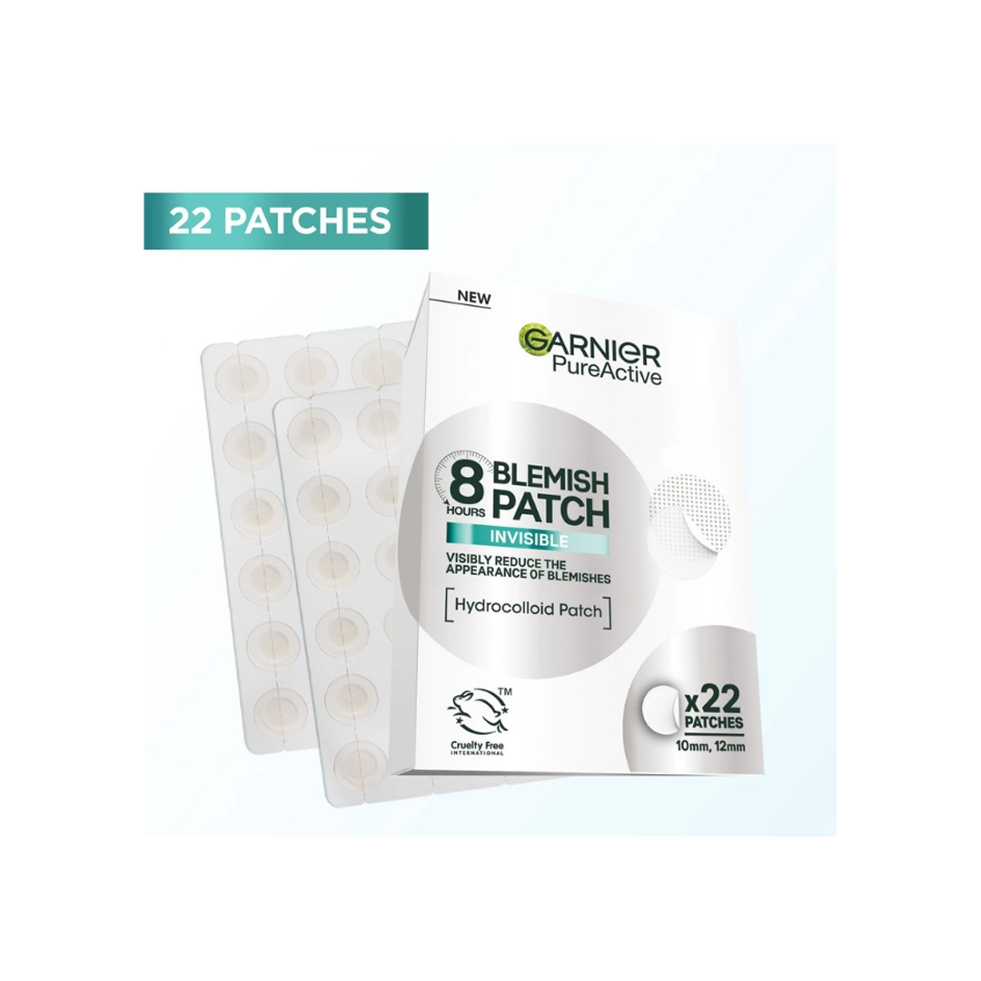 Garnier Pure Active 8H Invisible Pimple Patch, 22's