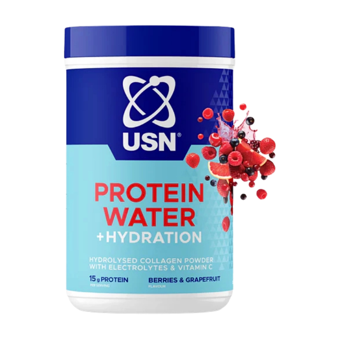 USN Protein Water + Hydration, 440g Assorted