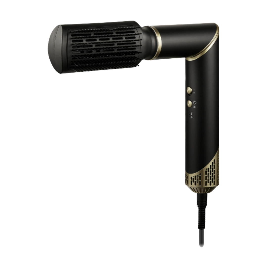 Carmen Ebony 5-in-1 Hot Air Brush Black Gold