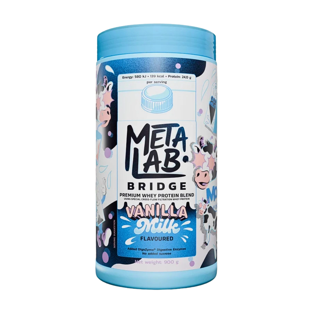 Metalab BRIDGE Premium Whey Protein Blend Vanilla Milk, 29 Servings