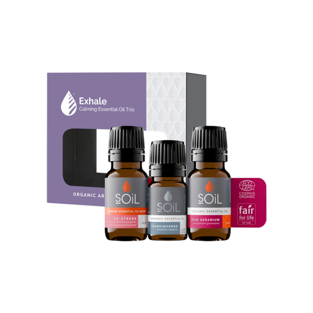 Soil Organic Exhale Essential Oil Trio