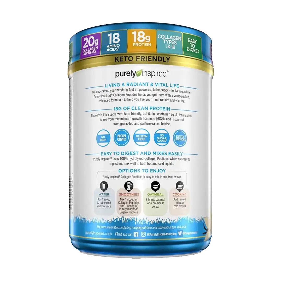 Purely Inspired Collagen Peptides Vanilla, 454g