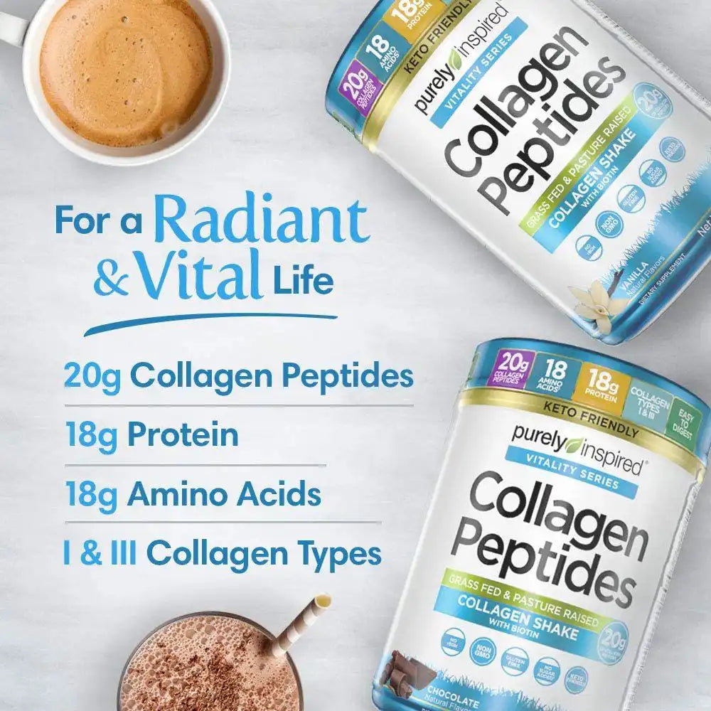 Purely Inspired Collagen Peptides Vanilla, 454g