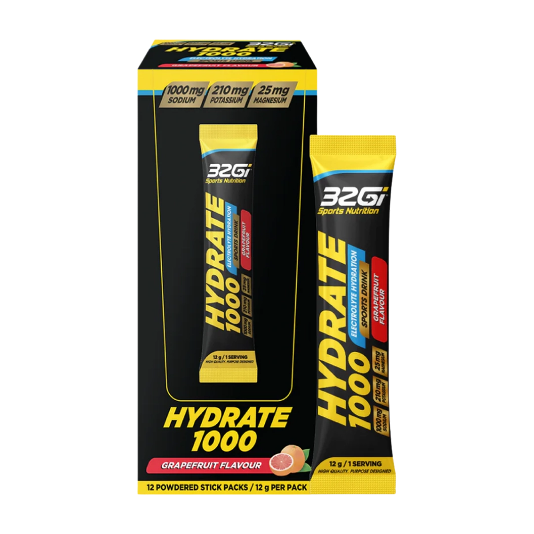 32Gi Hydrate 1000 Advanced Dual-Transport Hydration Drink, 12's, Assorted Flavours