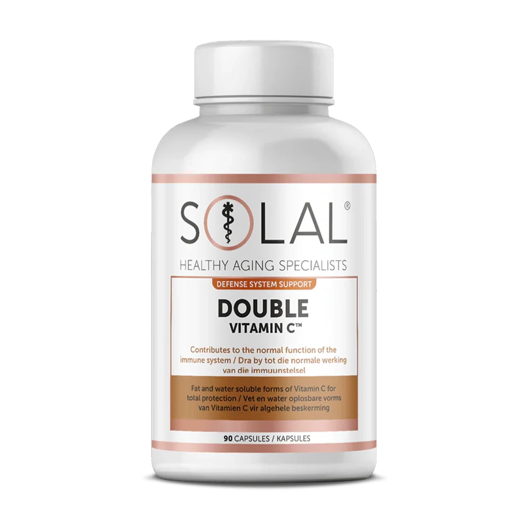 Solal Double Vitamin C Capsules, 90's