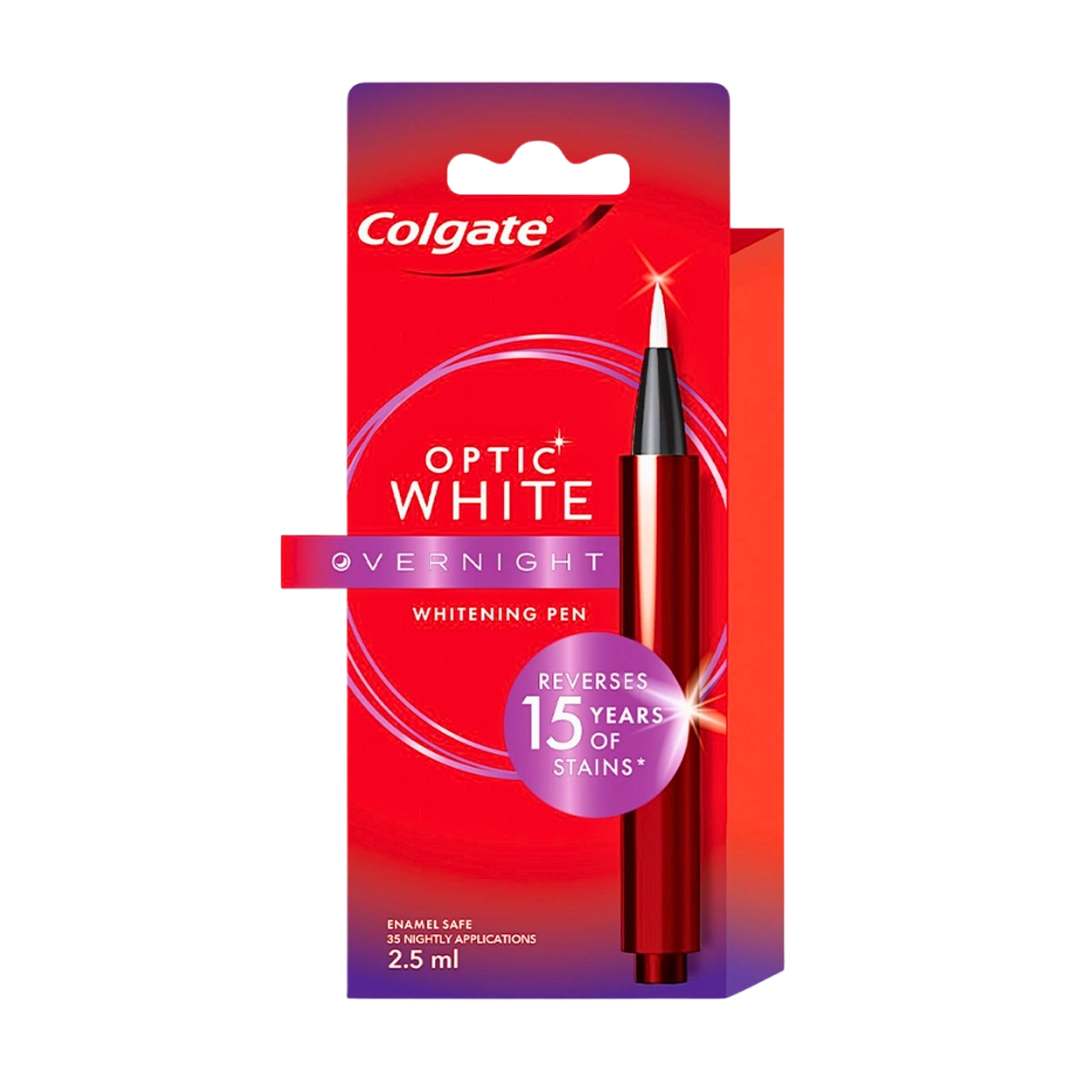 Colgate Optic White Overnight Teeth Whitening Pen, 2.5ml