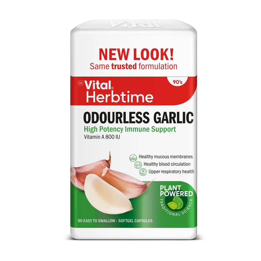 Vital Odourless Garlic Capsules, 90's