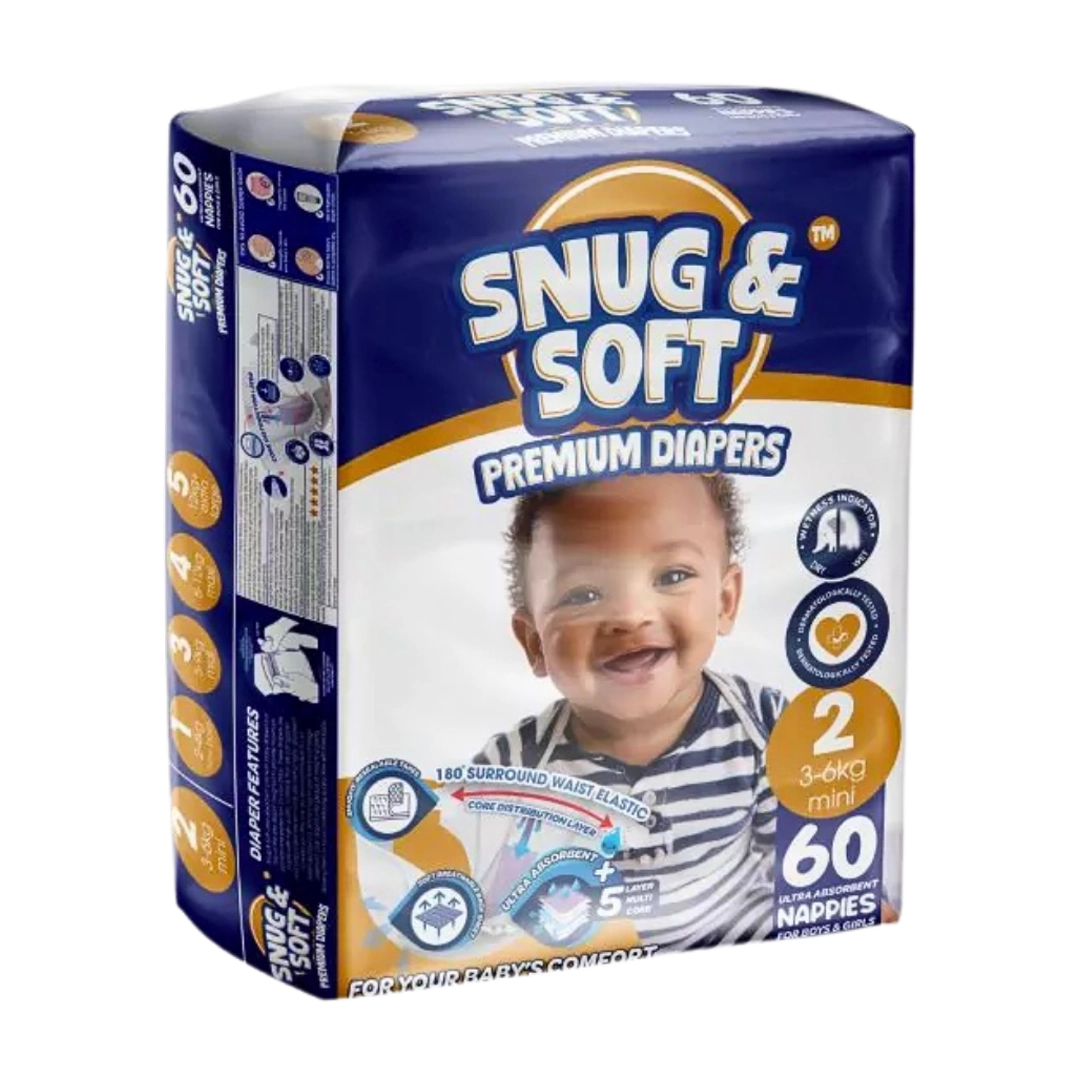 L’il Masters M Snug & Soft Premium Diapers Size 2, 60's