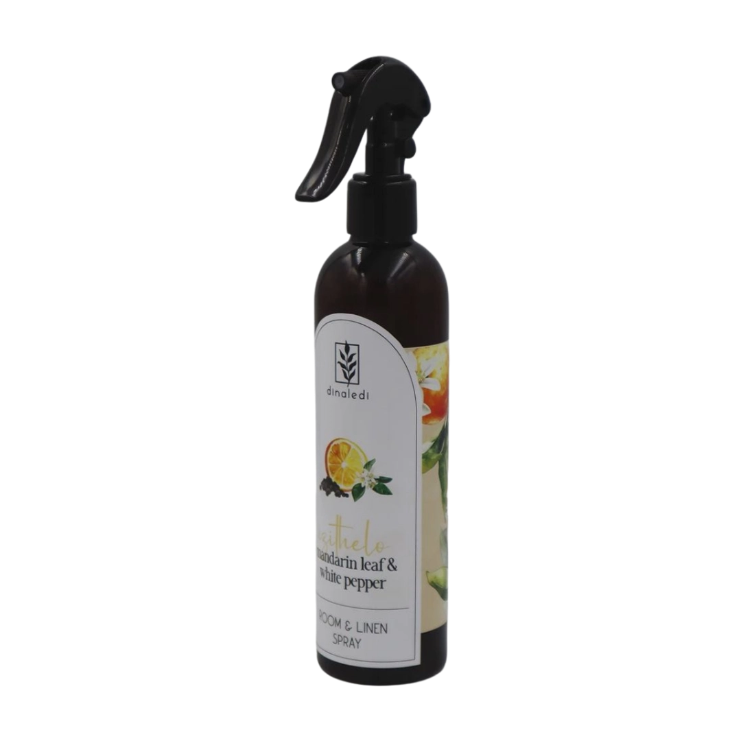 dinaledi Izithelo Linen Spray Mandarin Leaf & White Pepper