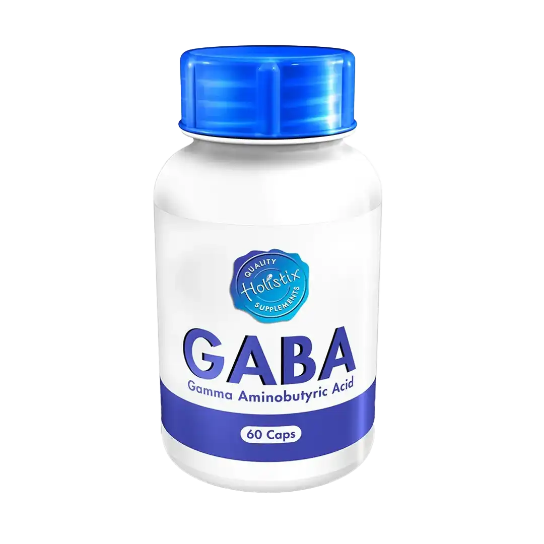 Holistix Gaba Gamma Aminobutyric Acid Capsules, 60's