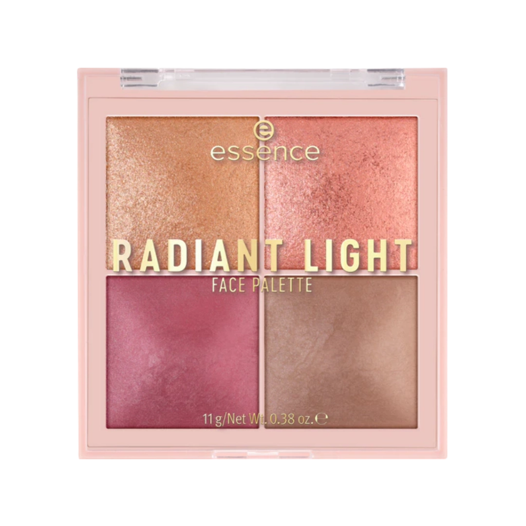 essence RADIANT LIGHT face palette