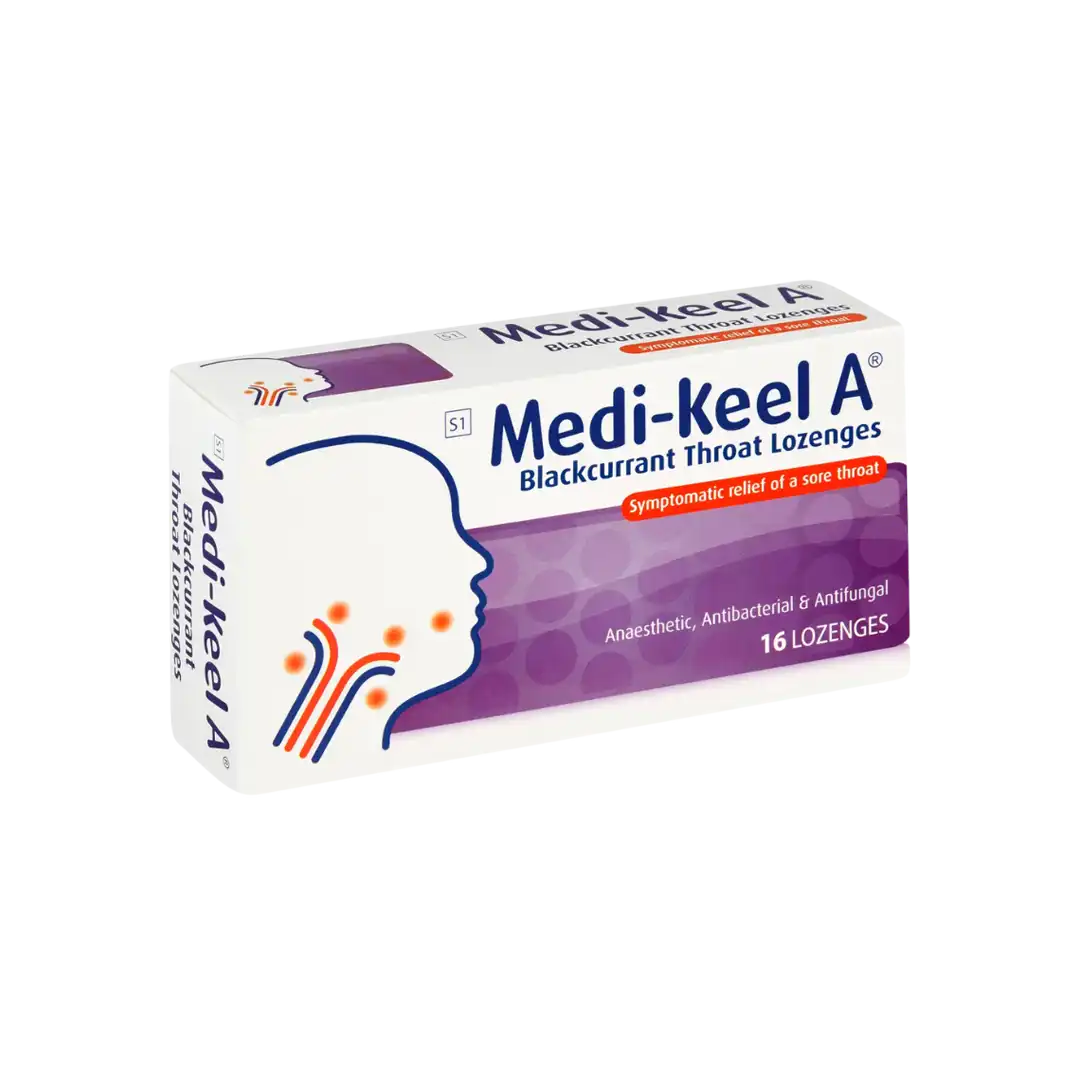 Medi-Keel A Throat Lozenges, 16's Assorted