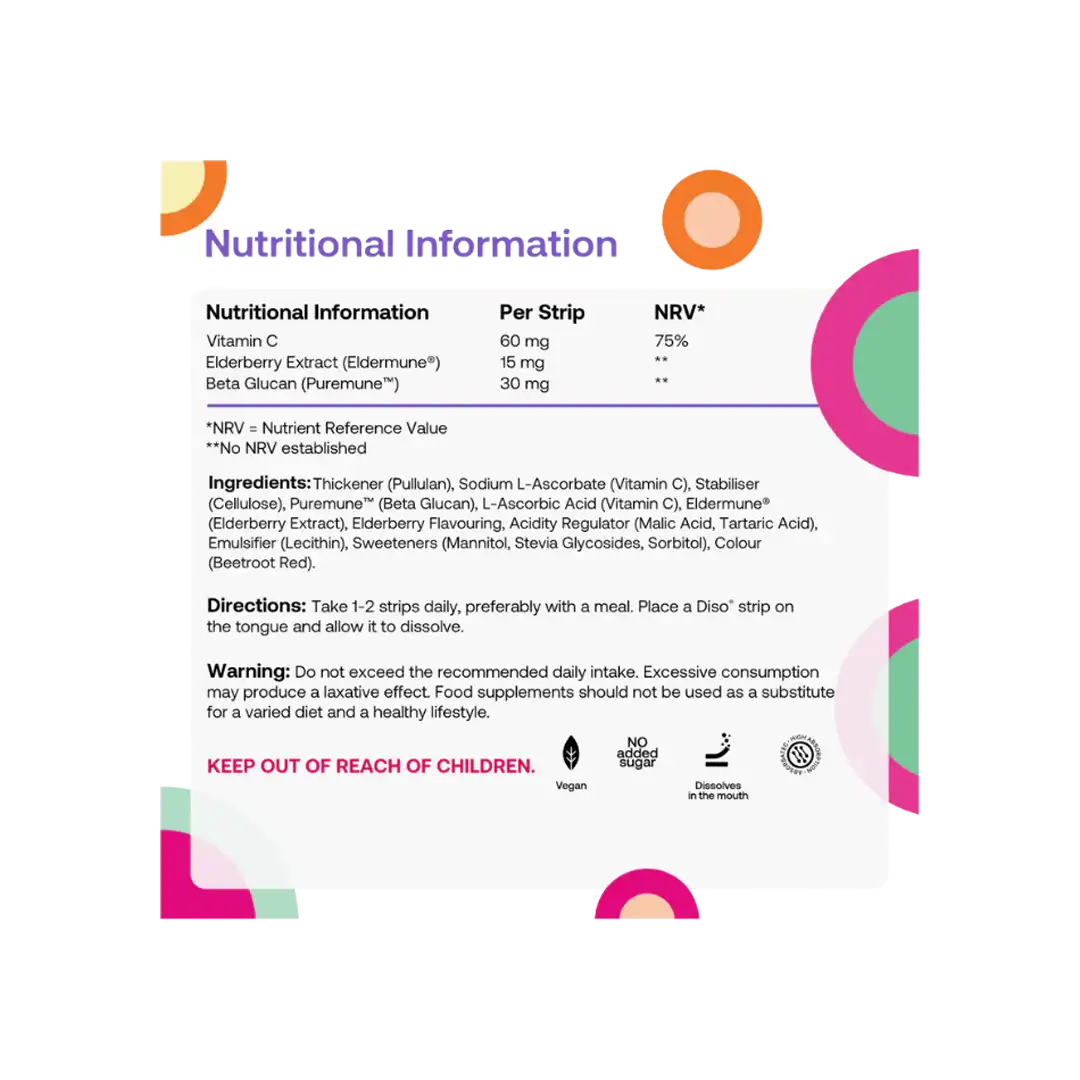 Diso Vitamin C Strips, 30's