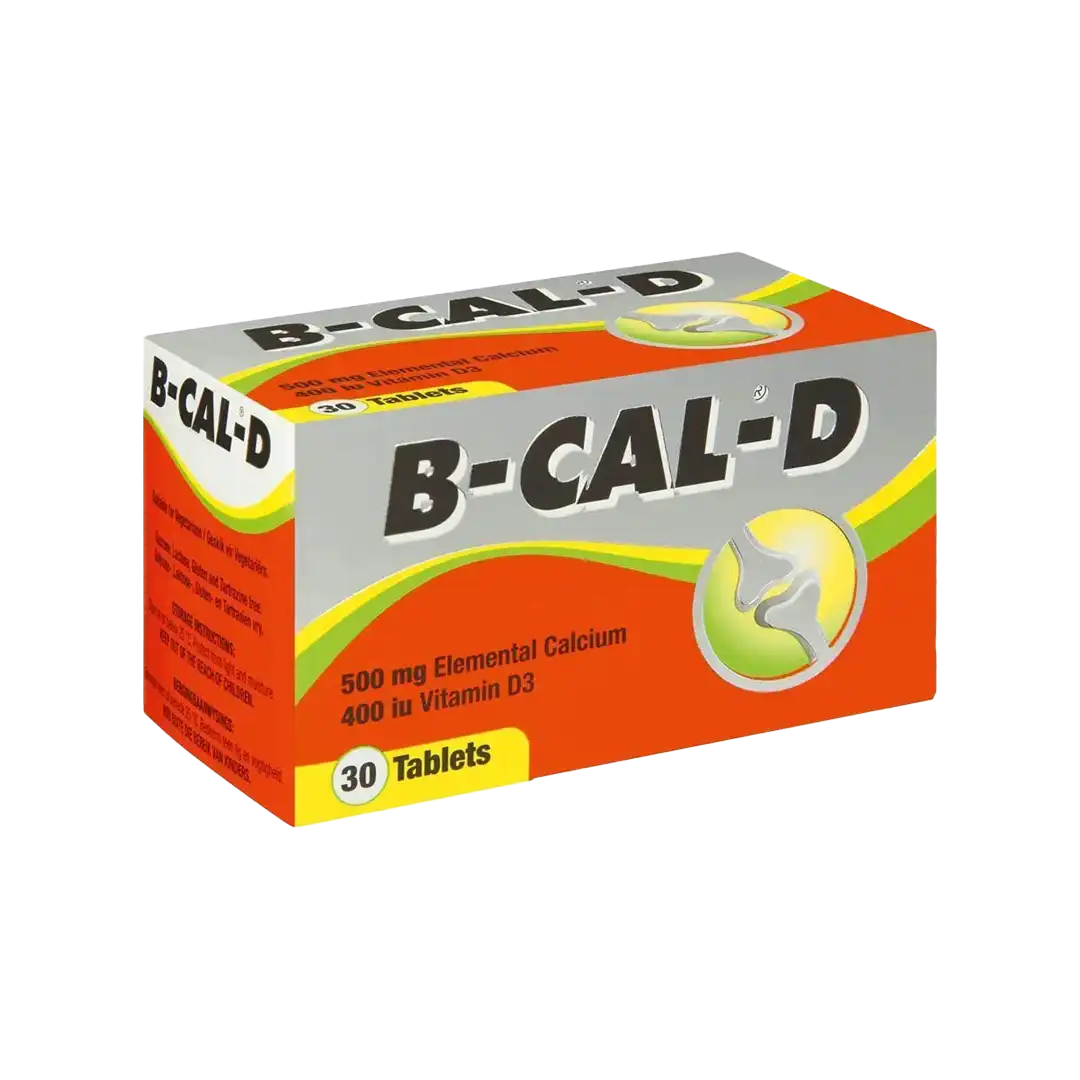 B-Cal-D Swallow Tablets 500mg, 30's