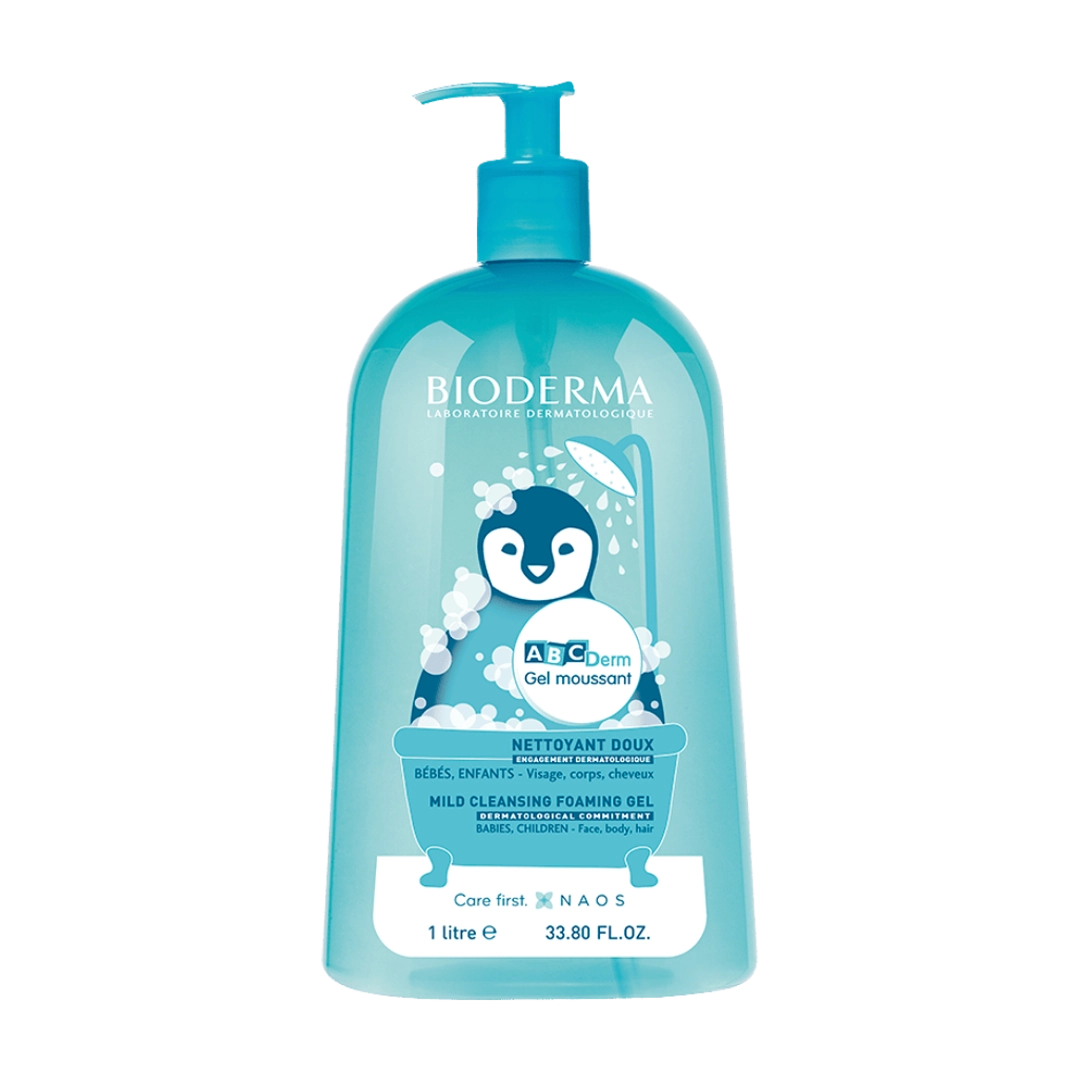Bioderma ABCDerm Foaming gel, 1l