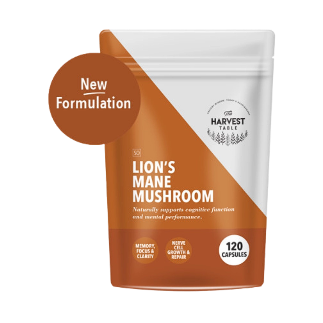 The Harvest Table Organic Lion's Mane Mushroom Capsules, 120's