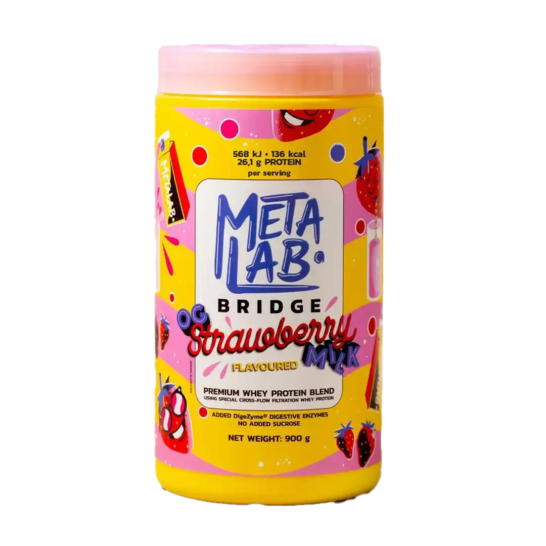 Metalab BRIDGE Premium Whey Protein Blend Strawberry Milk, 29 Servings