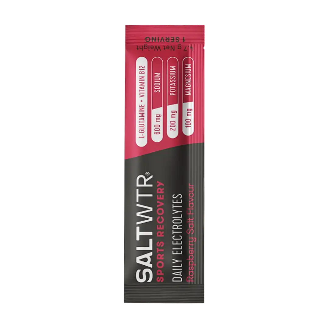 SaltWTR Daily Electrolytes Raspberry Salt Sports Recovery, 8's
