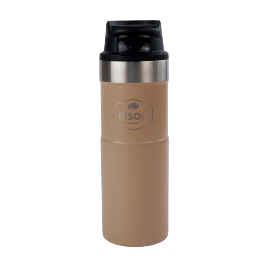 Bison Trigger Flask Stone Khaki, 500ml