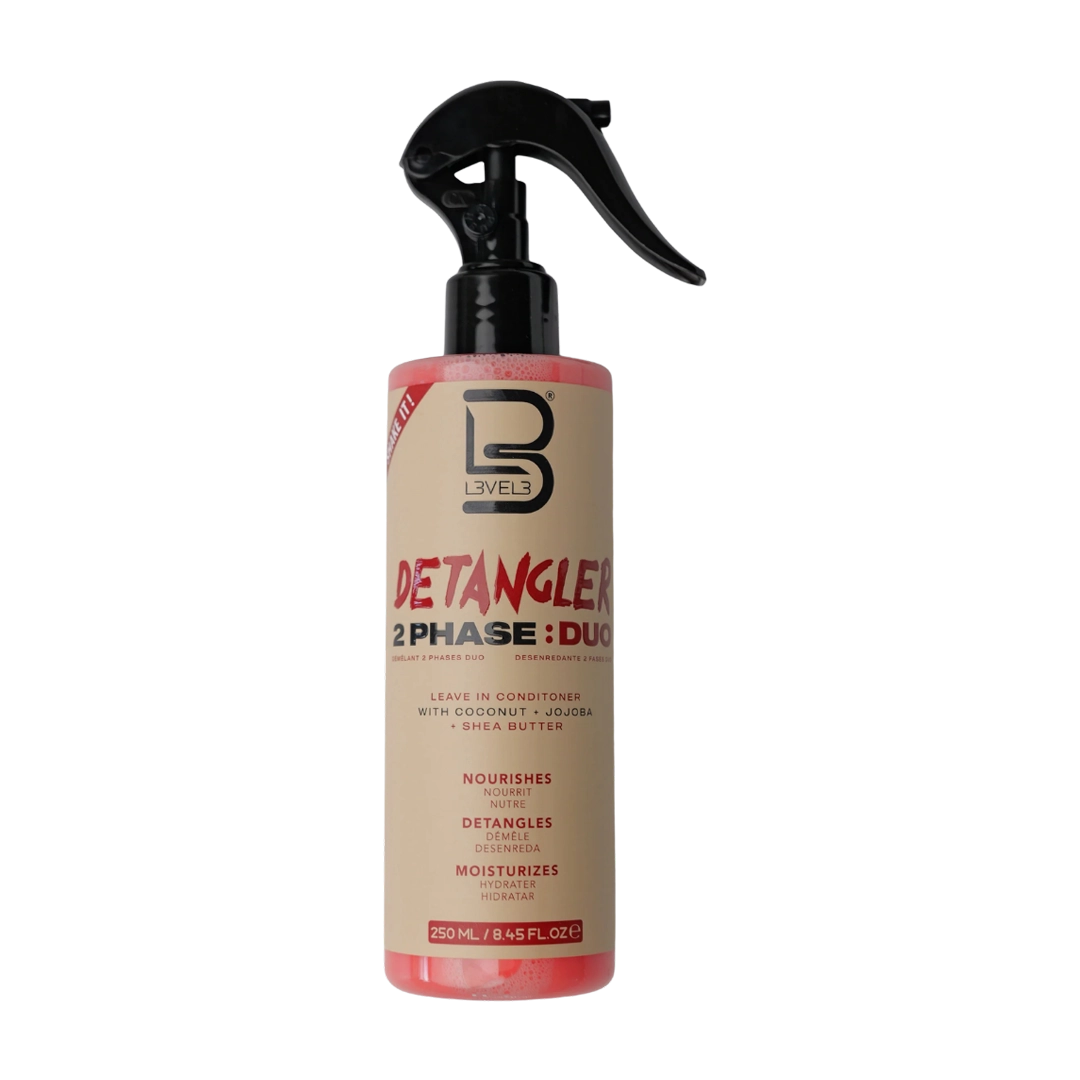 L3VEL3 2 Phase Detangler Spray, 250ml