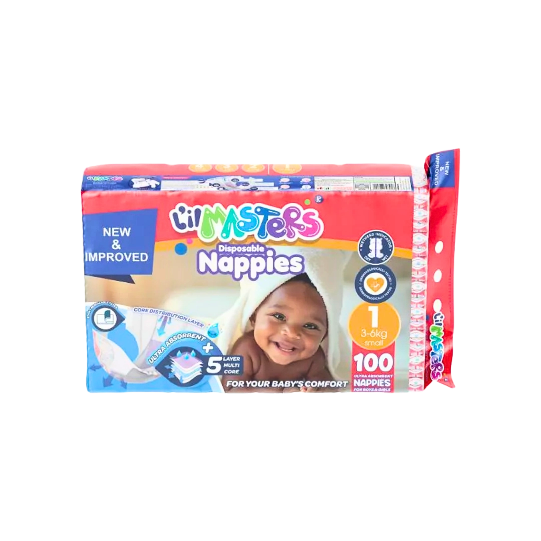 L’il Masters S Classic Diapers Size 1, 100's