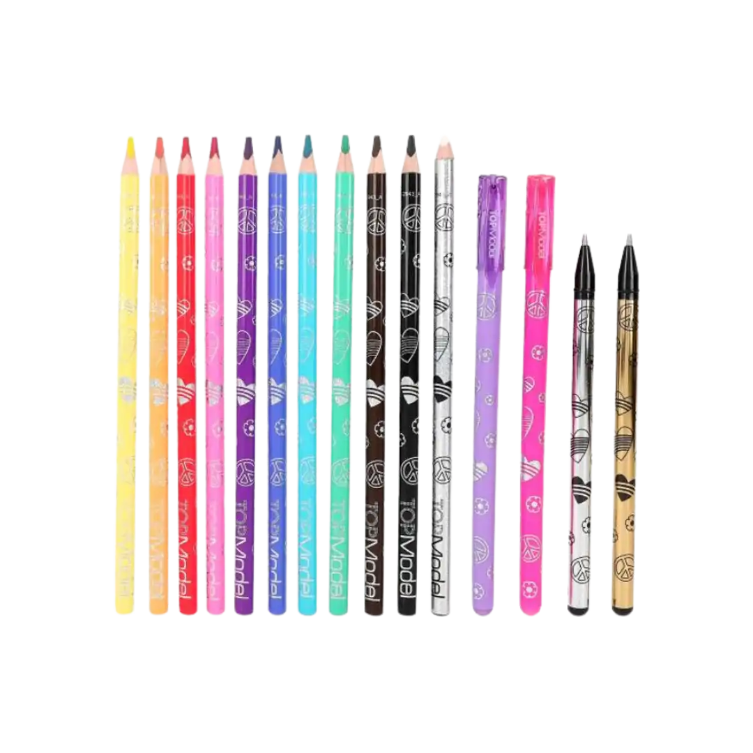 TOPModel Colouring Book With Pen Set