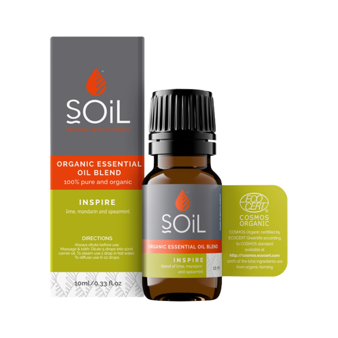 Soil Organic Inspire Essential Oil Blend, 10ml