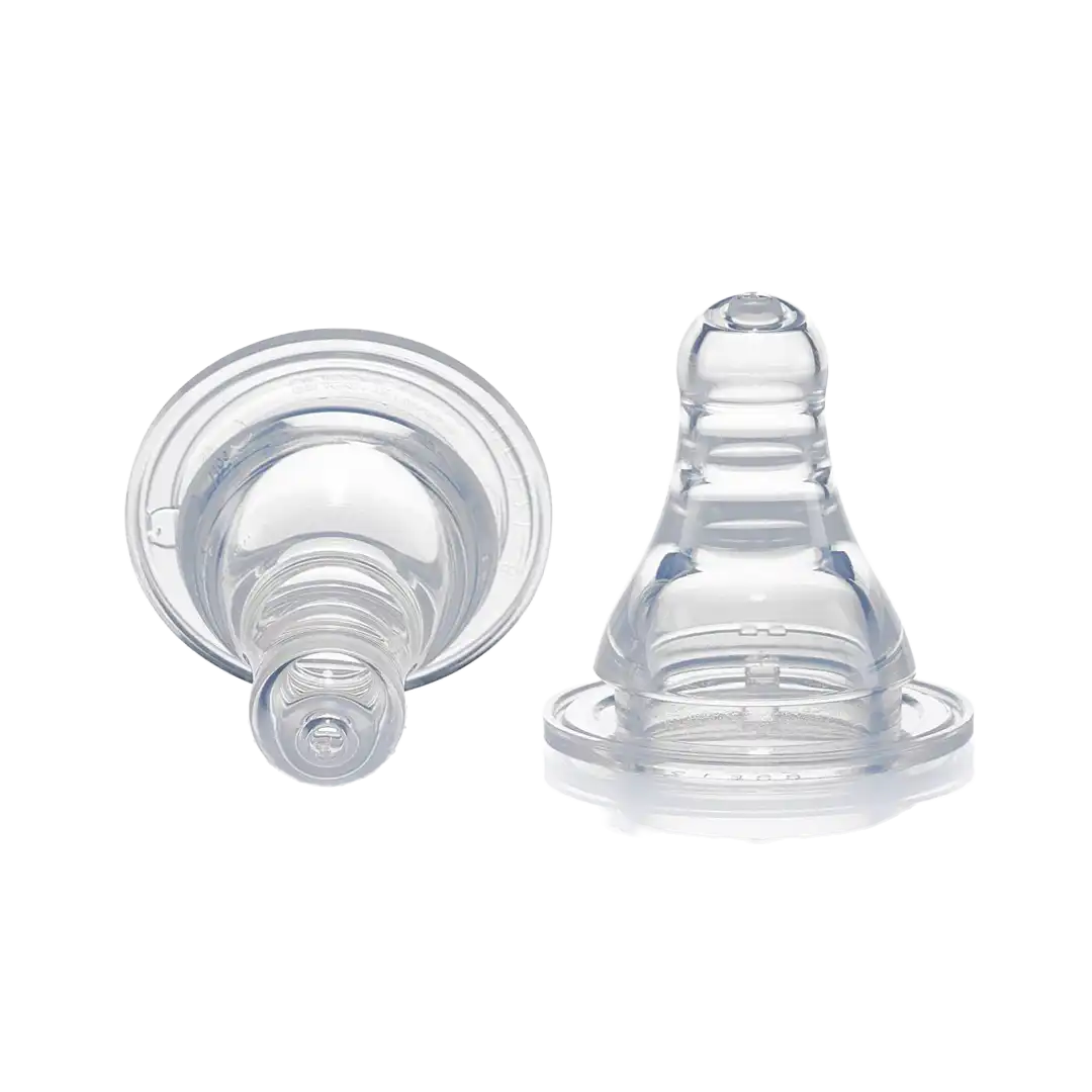 Pigeon Peristaltic Nipple Med, 2 pack